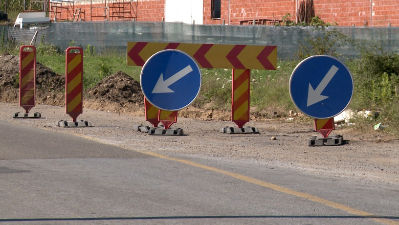 Control la lucrarile de pe DN76. Unul dintre constructori nu a fost gasit pe santier Imagine