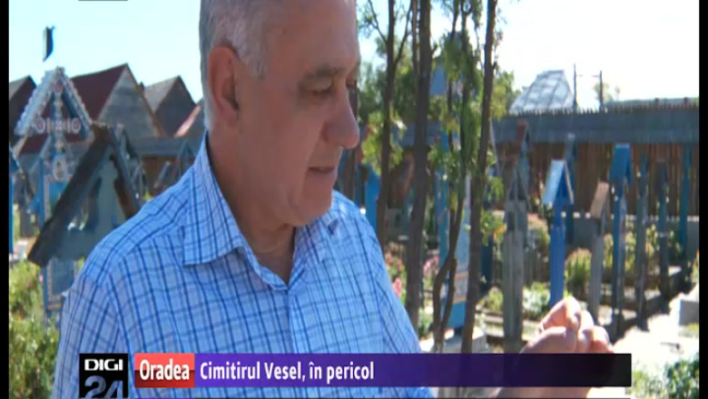 Controverse in Cimitirul Vesel din Sapanta. Specialistii in patrimoniu acuza ca restaurarea crucilor se face incorect Imagine