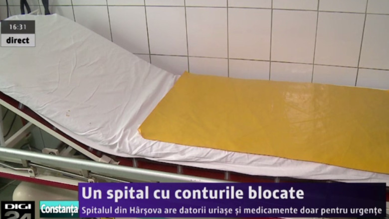 Conturi blocate la Harsova. Spitalul orasenesc are datorii uriase si medicamente doar pentru urgente Imagine