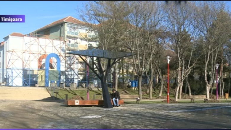 Copacul hi-tech de la Timisoara. La umbra lui iti poti incarca telefonul mobil Imagine