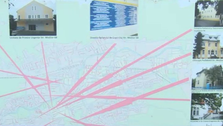 Copiii bolnavi din Cluj sunt plimbati intre opt cladiri ale Spitalului de copii, raspandite in tot orasul Imagine