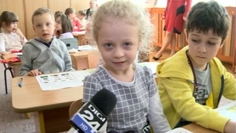 Copiii de la o gradinita din Iasi au sustinut primul examen la varsta de 5 ani Imagine