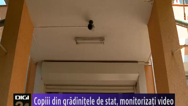 Copiii din gradinitele de stat, monitorizati video Imagine