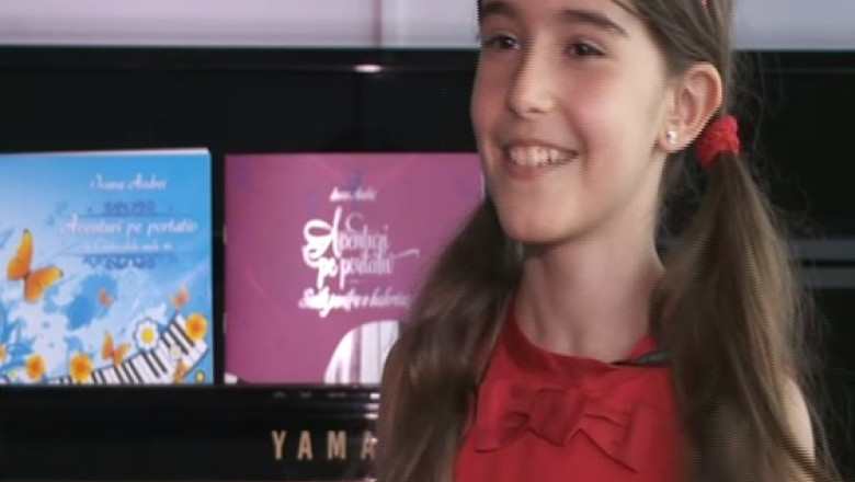 Copiii-minune ai Romaniei. Micuta Mozart a uimit o lume intreaga. La 10 ani, canta la pian, danseaza si compune Imagine