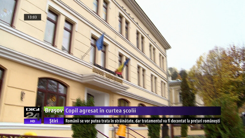 Copil agresat in curtea scolii de tatal unui coleg Imagine