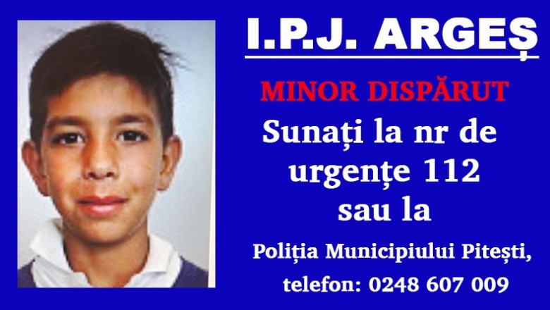 Copil disparut de zece zile de acasa. Familia a anuntat politia abia astazi Imagine