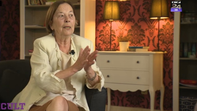 Copilaria scriitorilor. Aurora Liiceanu isi batea bunicul la palma cu o rigla pentru ca nu invata mai repede romaneste Imagine