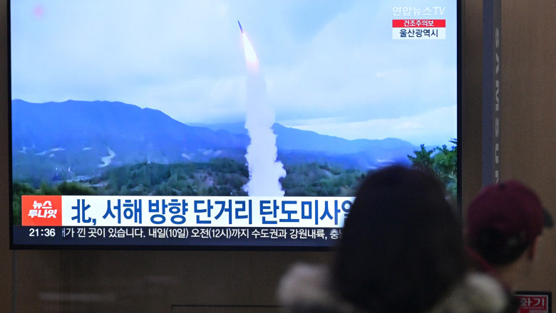 Coreea de Nord a lansat o racheta balistica spre Marea Galbena Imagine