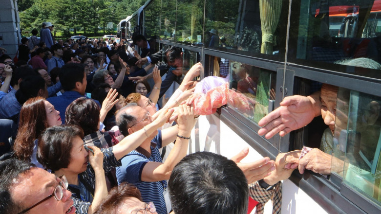 Coreea de Nord distruge o statiune care a gazduit reuniunea familiilor despartite de granita dintre cele doua Corei Imagine