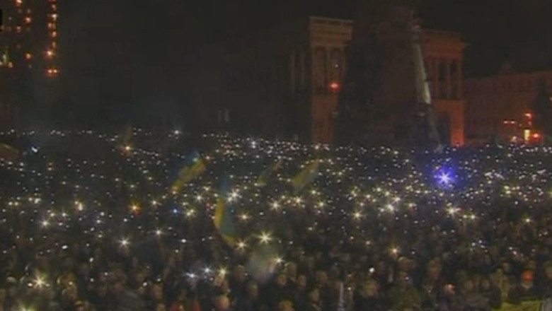 CORESPONDENTA DE LA KIEV. Dupa o noapte linistita, protestatarii asteapta implementarea acordului dintre putere si opozitie Imagine