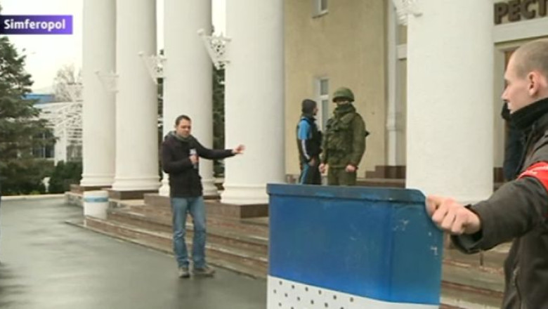 Corespondenta Digi24 din Crimeea. Simferopolul nu recunoaste puterea de la Kiev Imagine