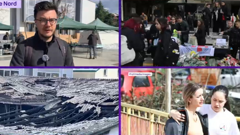 Corespondenta Digi24: Tensiune tot mai mare in Macedonia de Nord, dupa incendiul din „Pulse”. Toate cluburile din tara, controlate Imagine