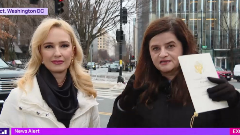 Corespondenta speciala Digi24 din SUA. Se fac ultimele pregatiri pentru investirea lui Donald Trump, frigul incurca planurile Imagine