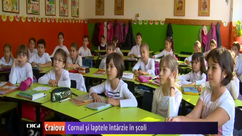 Cornul si laptele nu au ajuns pe bancile elevilor din Dolj Imagine