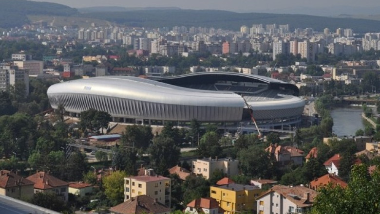 Corpul de Control al Guvernului verifica modul in care s-au cheltuit banii pentru constructia Cluj Arena Imagine