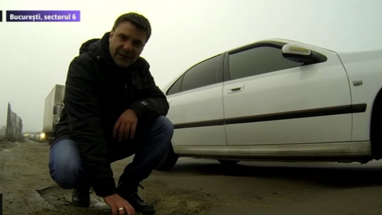 Cosmarul drumurilor. S-a topit zapada, au aparut gropile Imagine