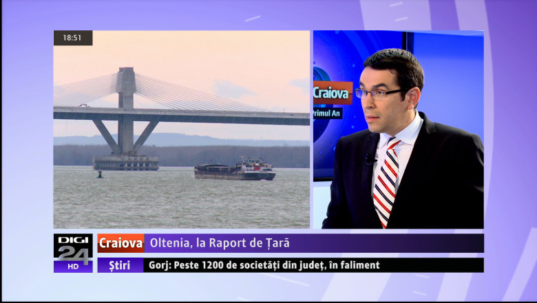 Cosmin Prelipceanu, alaturi de echipa Digi24 Craiova Imagine