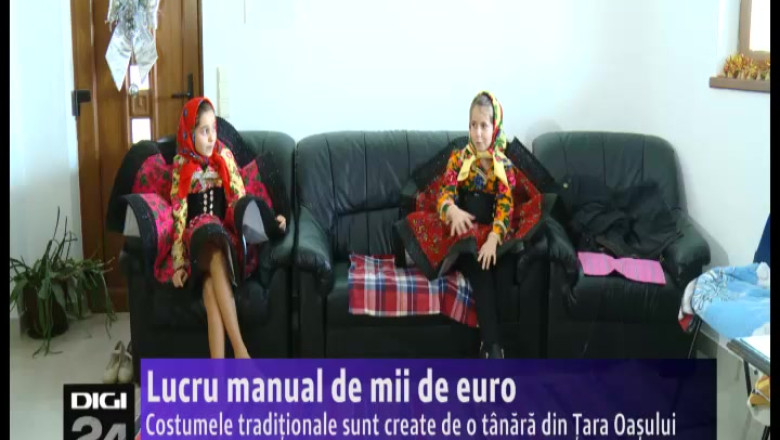 Costumele traditionale de mii de euro, create de o tanara din tara Oasului Imagine