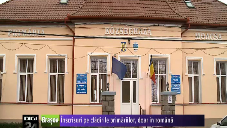 COVASNA. Inscrisuri pe cladirile primariilor, doar in romana Imagine