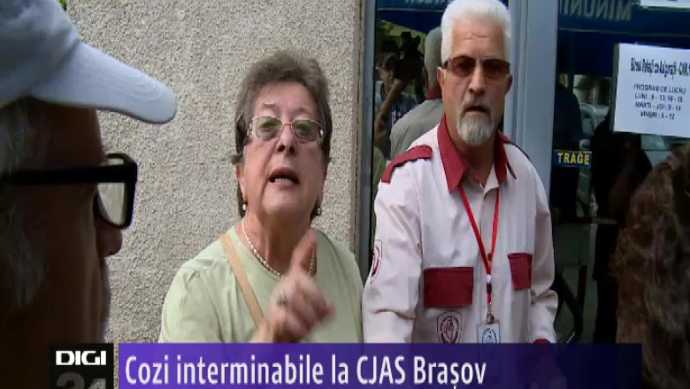 Cozi interminabile la CJAS Brasov Imagine