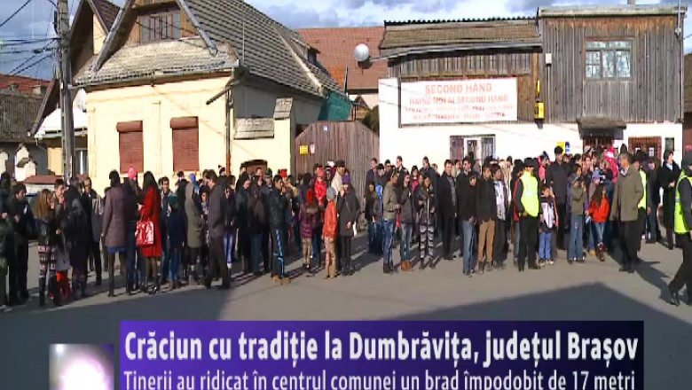 Craciun cu traditie la Dumbravita, judetul Brasov  Imagine