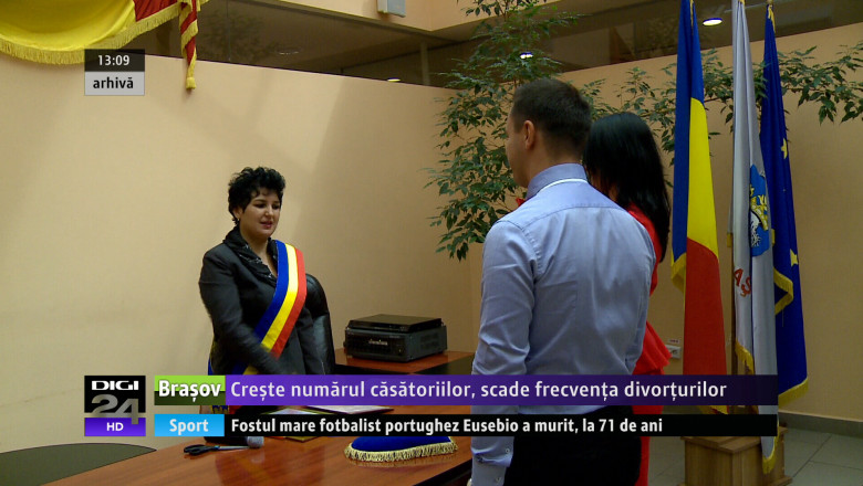 Creste numarul casatoriilor, scade frecventa divorturilor Imagine