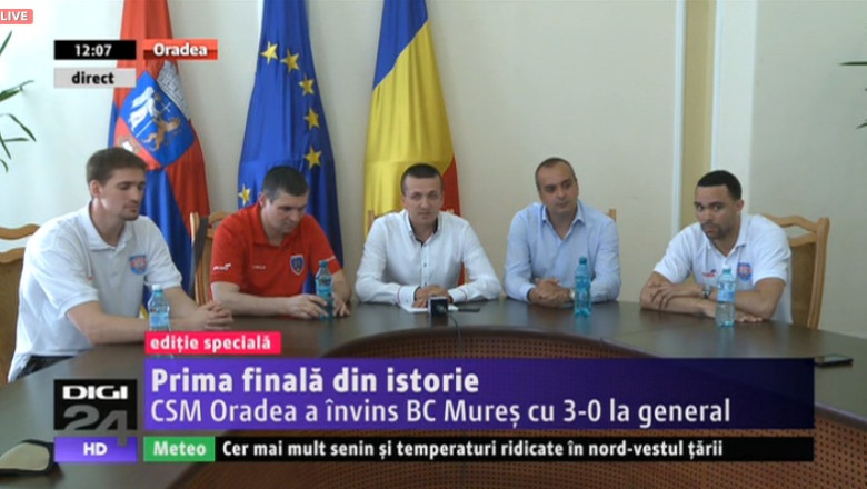 Cristian Achim, despre calificarea in finala a CSM Oradea: "Cred ca putem bate orice echipa!" Imagine