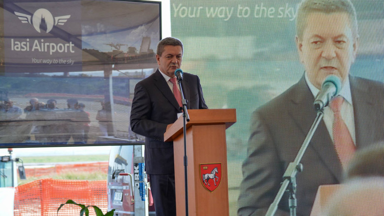 Cristian Adomnitei, despre noua pista a aeroportului din Iasi: „Poarta principala de intrare in Iasi a investitorilor” Imagine