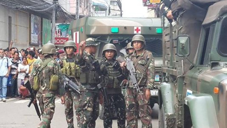 Criza in Filipine. Zeci de oameni au fost luati ostatici de rebelii islamisti Imagine