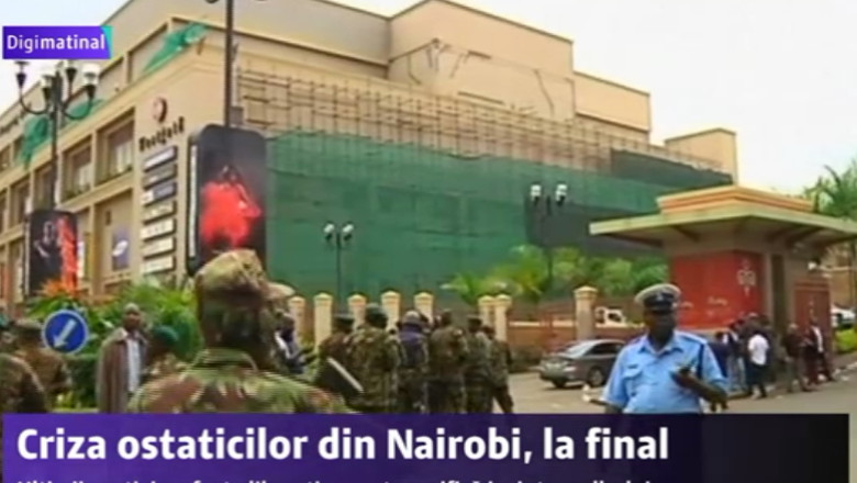 Criza ostaticilor din Kenya se apropie de final. Armata a preluat controlul asupra mall-ului asediat Imagine