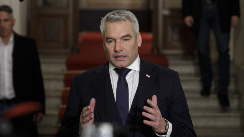 Criza politica din Austria escaladeaza. Cancelarul Karl Nehammer isi anunta demisia dupa esecul formarii unei coalitii de guvernare   Imagine