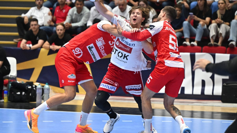 CS Dinamo Bucuresti a fost invinsa de Veszprem, in Liga Campionilor, la handbal masculin. Clasamentul la zi Imagine