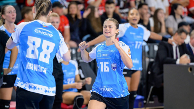 CSM Bucuresti a invins Ferencvaros si a bifat prima victorie in actuala editie a Ligii Campionilor Imagine