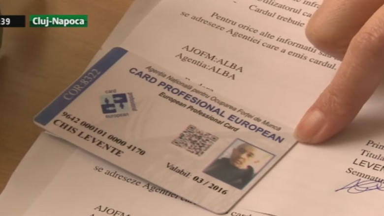 Cu cardul, la interviul de angajare Imagine