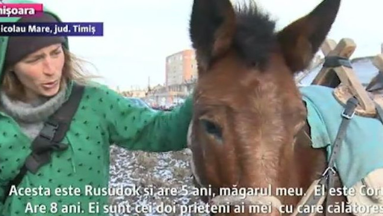 Cu magarul si catarul, prin Europa. Morgane Lefevre a calatorit in opt tari Imagine