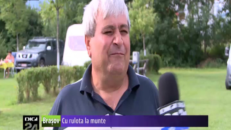 Cu rulota la munte. In locul unei camere in pensiune, turistii prefera sa stea in rulota Imagine