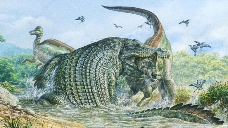 Cum a ajuns „crocodilul teribil” un urias mancator de dinozauri. „Vorbim despre un animal absolut monstruos” (studiu) Imagine