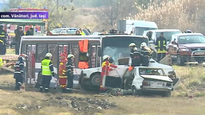 Cum ar reactiona ISU in caz de catastrofa chimica. Simularea unui accident cu 17 morti si 68 de raniti Imagine