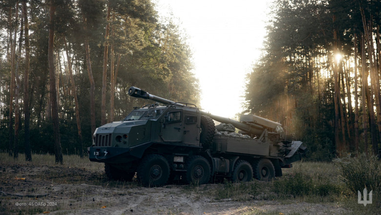 Cum arata Bogdana, primul obuzier autopropulsat de calibru NATO construit de Ucraina Imagine