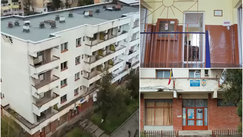 Cum arata scoala din bloc. Sute de elevi din Satu Mare invata in apartamente. "E inacceptabil!" Imagine