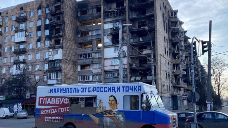 Cum e viata acum in Mariupol. Metodele perfide prin care rusii vor sa castige mintile ucrainenilor pe care i-au bombardat Imagine
