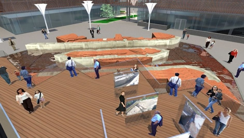 Cum poate arata, in viitor, stavilarul vechii cetati a Timisoarei, descoperit in Piata 700?  Imagine