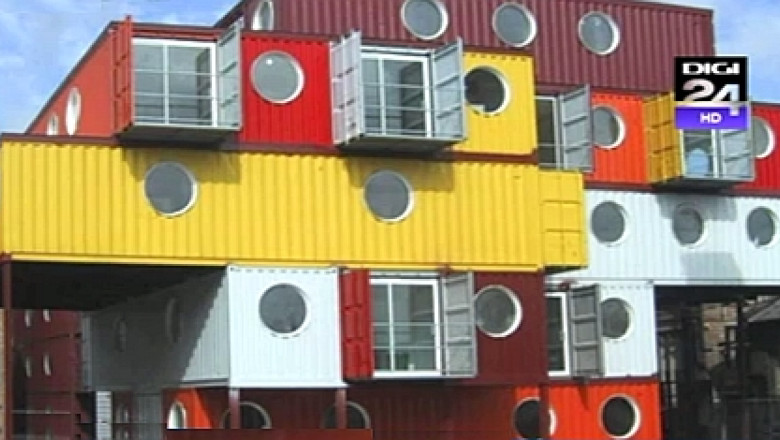 Cum rezolva londonezii criza locuintelor: Containere de metal transformate in garsoniere, de trei ori mai ieftine Imagine