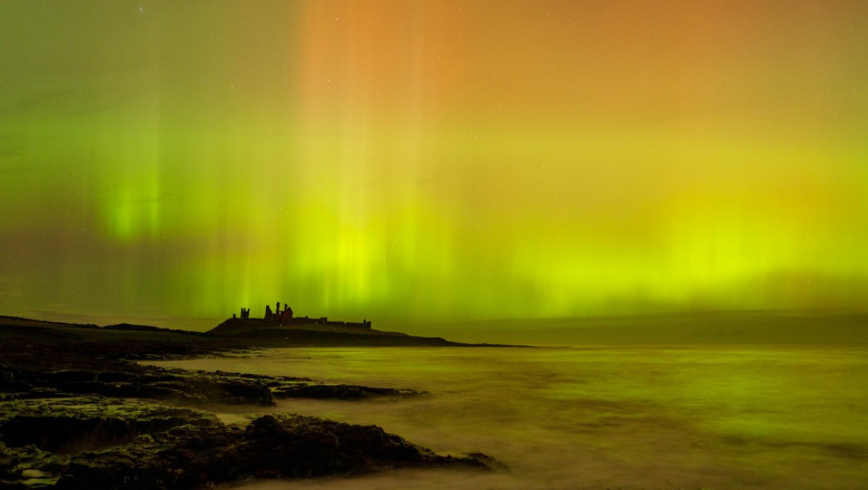 Cum s-a vazut aurora boreala in alte tari. Fotografiile cu fenomenul spectaculos au umplut internetul Imagine