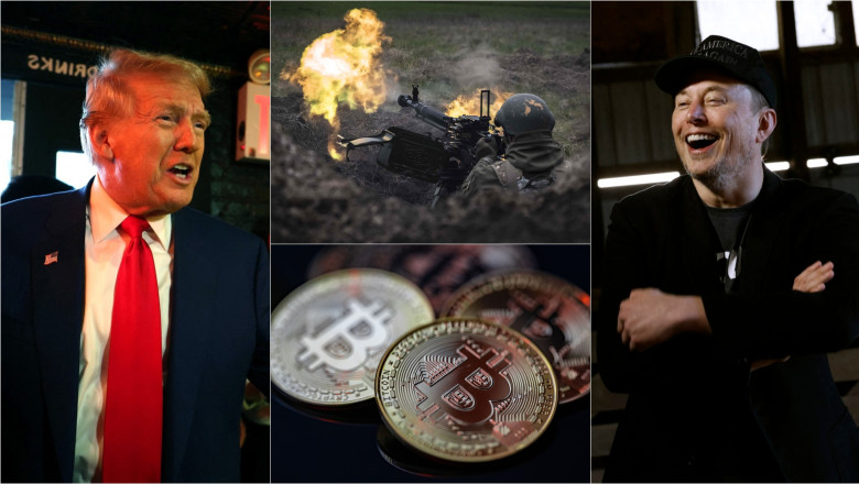 Cum se va incheia razboiul din Ucraina, ce prag va atinge Bitcoin si cat va rezista Musk alaturi de Trump. Previziunile FT pentru 2025 Imagine