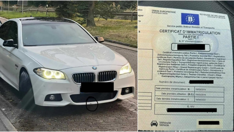 Cum si-a luat teapa un roman in Germania cu o masina de 14.000 de euro. A fost luat de politie si dus la audieri Imagine