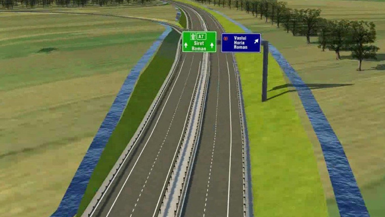Cum va arata Autostrada Moldova? Contractele pentru constructia celor 3 loturi ale A7 Bacau-Pascani urmeaza sa fie lansate in licitatie Imagine