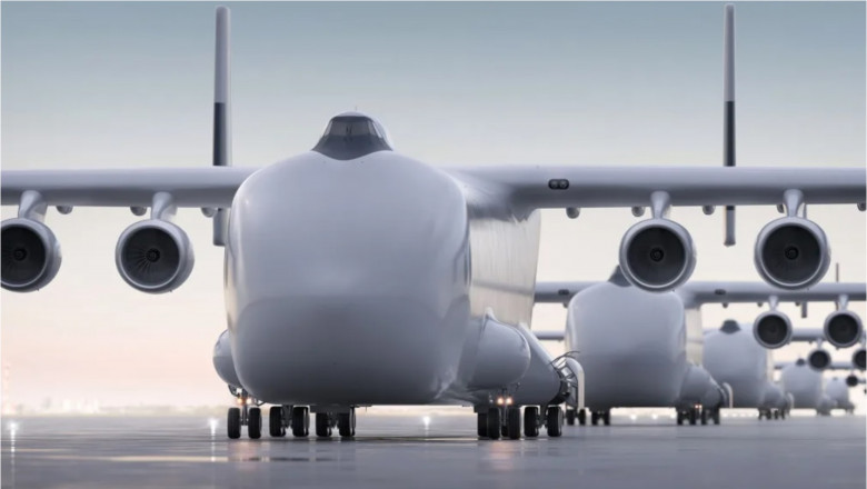 Cum va arata cel mai mare avion care a zburat vreodata. WindRunner va transporta turbinele eoliene ale viitorului Imagine