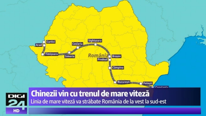 Cum vor chinezii sa puna trenul de mare viteza pe sinele romanesti Imagine