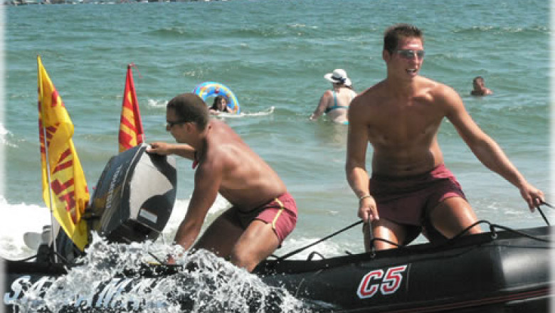 Cupa Salvamarilor: 80 de salvatori au participat la probe de viteza, inot sau rezistenta Imagine